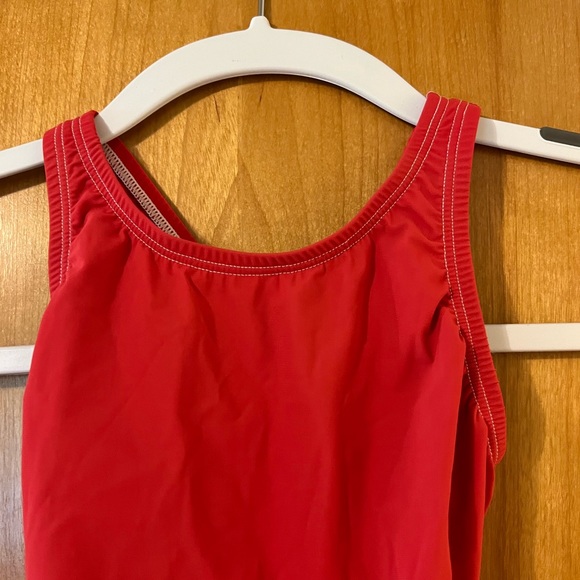 Dolfin Competition LTF Series Swim Suit Red Swimsuit Girls Juniors Size 22 NWT - Picture 2 of 10